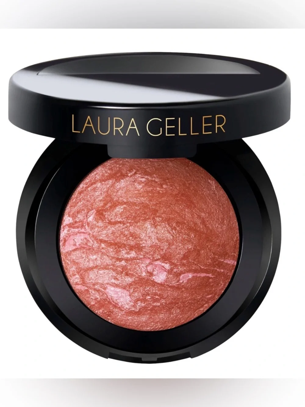 Laura Geller Baked Blush-N-Brighten Marbelized Blush in Pink Grapefruit New